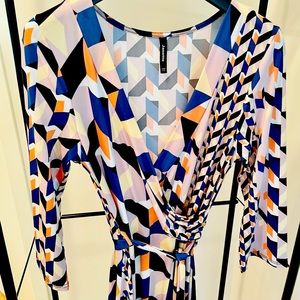 Janette: Art Deco Wrap Dress